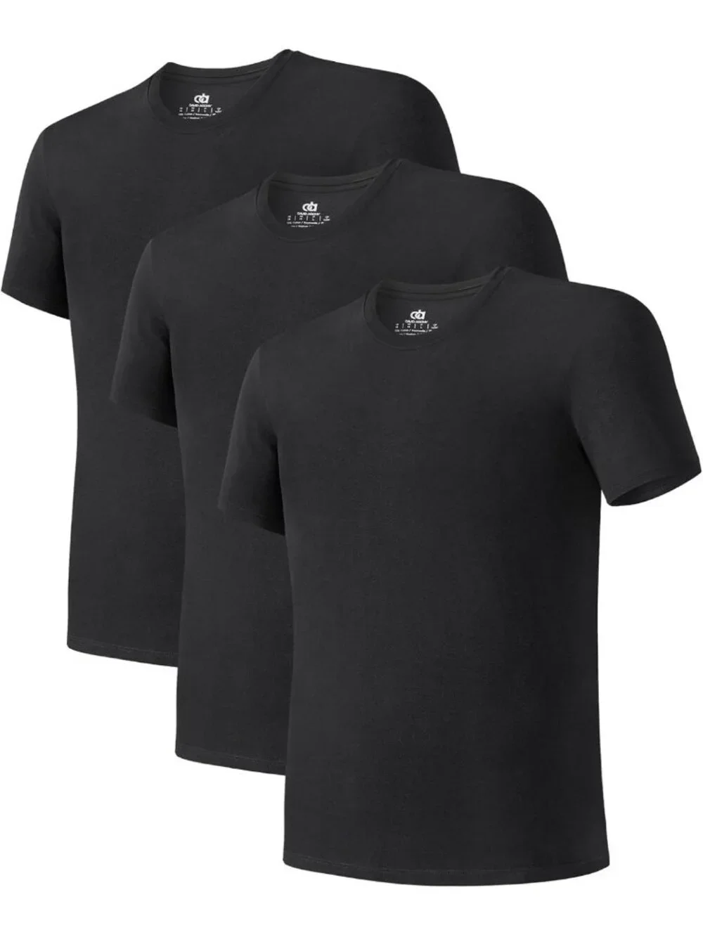Men's Bamboo Rayon Breathable Crew Neck Undershirts - 3/5 Pack, Soft